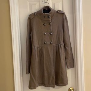 Style & Co military style sweater tunic